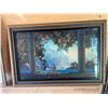 Image 1 : Framed Maxfield Parrish Print 38x26 Inch