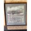 Image 1 : Framed Moose Print Signed by Artist