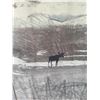 Image 4 : Framed Moose Print Signed by Artist