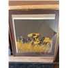 Image 1 : Framed Military Artwork with Broken Glass