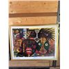 Image 1 : 1992 Nakidu Signed African Mask Print