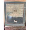 Image 1 : Framed Print with Cable Car and Goat Scene