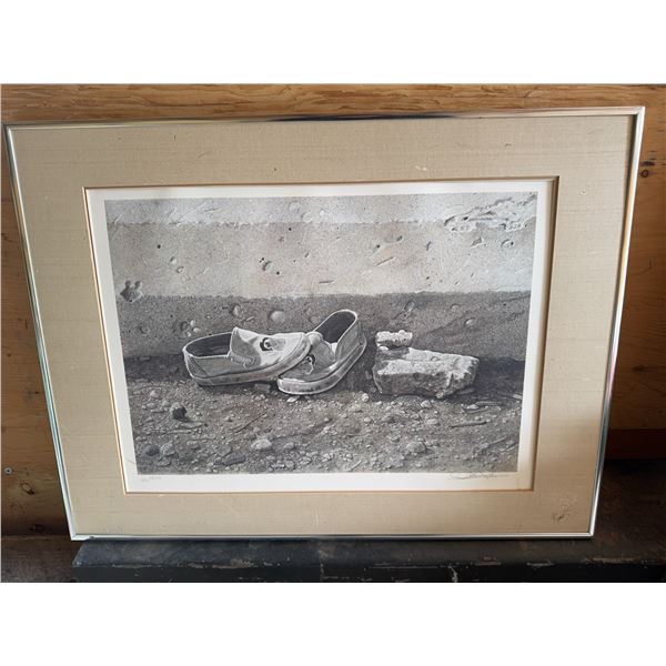 Ottavio Febbo 1980 Framed Print Shoes