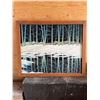 Image 2 : Birch Forest Painting in Wooden Frame