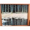 Image 3 : Birch Forest Painting in Wooden Frame