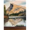 Image 4 : E. Almgren Mountain Lake Oil Painting