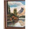 Image 5 : E. Almgren Mountain Lake Oil Painting