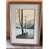 Image 1 : Framed Landscape Watercolor by B. Brady