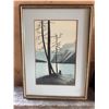 Image 2 : Framed Landscape Watercolor by B. Brady