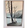 Image 4 : Framed Landscape Watercolor by B. Brady