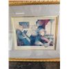 Image 3 : Framed Print of Musicians Trio