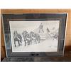Image 1 : Jim Hauser 1988 Signed Print 'BIND LOST BUFF'