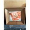 Image 1 : Framed Surrealist Couple Painting