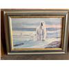 Image 2 : Framed Polar Bear Print, 13x10 Inches
