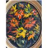 Image 3 : Floral Oil Painting in Oval Frame