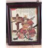 Image 2 : Framed Japanese Samurai Woodblock Print