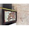 Image 4 : Framed Japanese Samurai Woodblock Print
