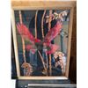 Image 4 : Framed Embossed Parrot Artwork
