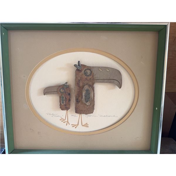 Gloria Maliarik Pecking Order Mixed Media Art