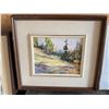 Image 2 : Framed Landscape Oil Painting on Canvas