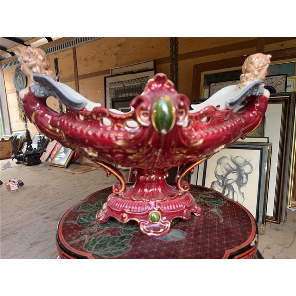 Royal Vienna Style Porcelain Centerpiece
