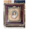 Image 1 : Framed Portrait Miniature of Young Woman