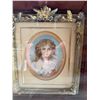 Image 3 : Framed Portrait Miniature of Young Woman