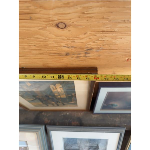 Framed 19th Century Street Scene Print