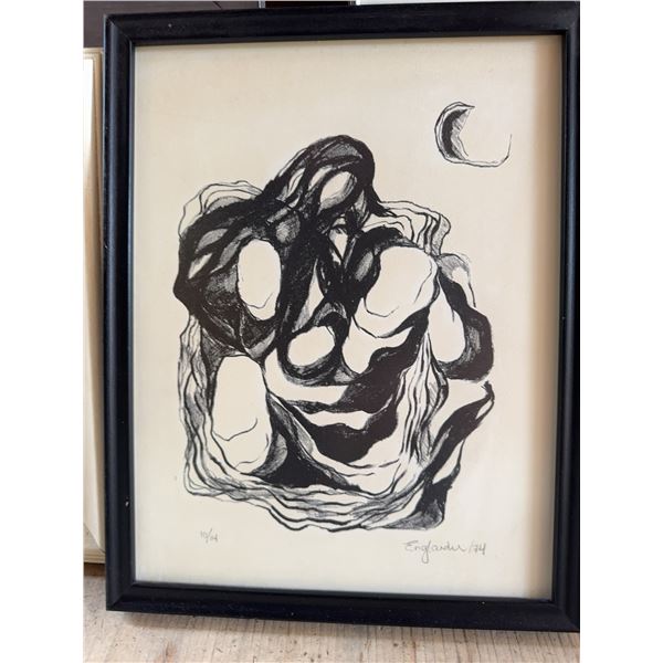 Englander 1974 Abstract Lithograph 10/14