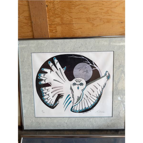 Snowy Owl Print by A. Noodin, 2022