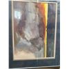 Image 2 : Framed Watercolor Landscape With Storm Clouds
