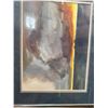 Image 3 : Framed Watercolor Landscape With Storm Clouds
