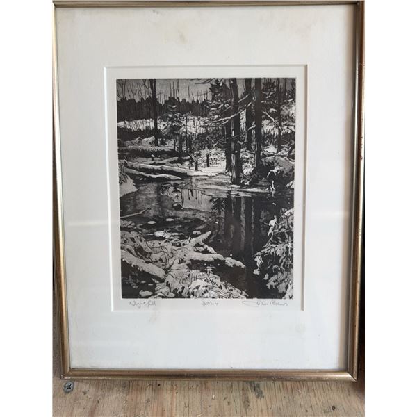 John Ryan Signed Print Nightfall 37/44