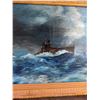 Image 4 : A. Alphinot 1900 Naval Scene Oil Painting