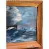Image 5 : A. Alphinot 1900 Naval Scene Oil Painting