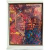 Image 3 : Framed Abstract Mixed Media Artwork