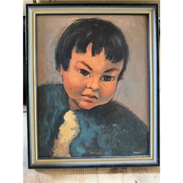 Thelma Manarey Oil Portrait Painting