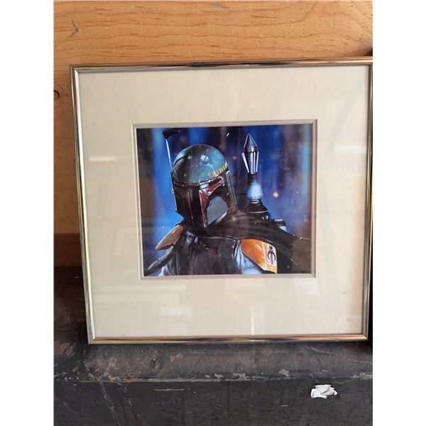 Framed Star Wars Boba Fett Print