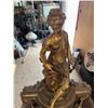 Image 5 : Bronze Mantel Clock with Classical Figure