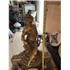 Image 6 : Bronze Mantel Clock with Classical Figure