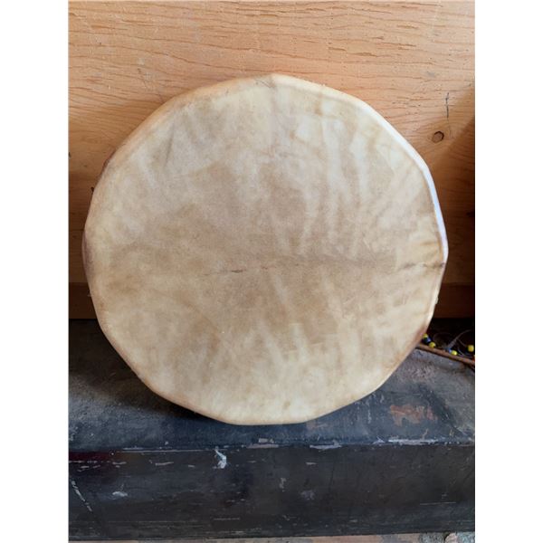 Handmade Wooden Frame Drum with Beater