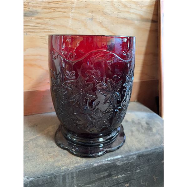 Princess House Fantasia Ruby Vase