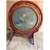 Image 3 : Chinese Table Screen with Fish Embroidery