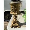 Image 4 : Brass Oil Lamp with Glass Chimney