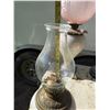 Image 7 : Glass and Metal Oil Lamp with Owl Motif