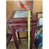 Image 7 : Wooden Stand With Marble Inset Top