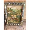 Image 2 : Framed Pastoral Artwork with Ornate Frame