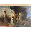 Image 4 : Framed Print of Women in Gowns with Lamps