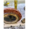 Image 8 : Vintage Art Deco Marble Mantel Clock With Bronze Peacock Figures
