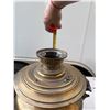 Image 3 : Vintage Brass Russian Samovar with Stamped Markings